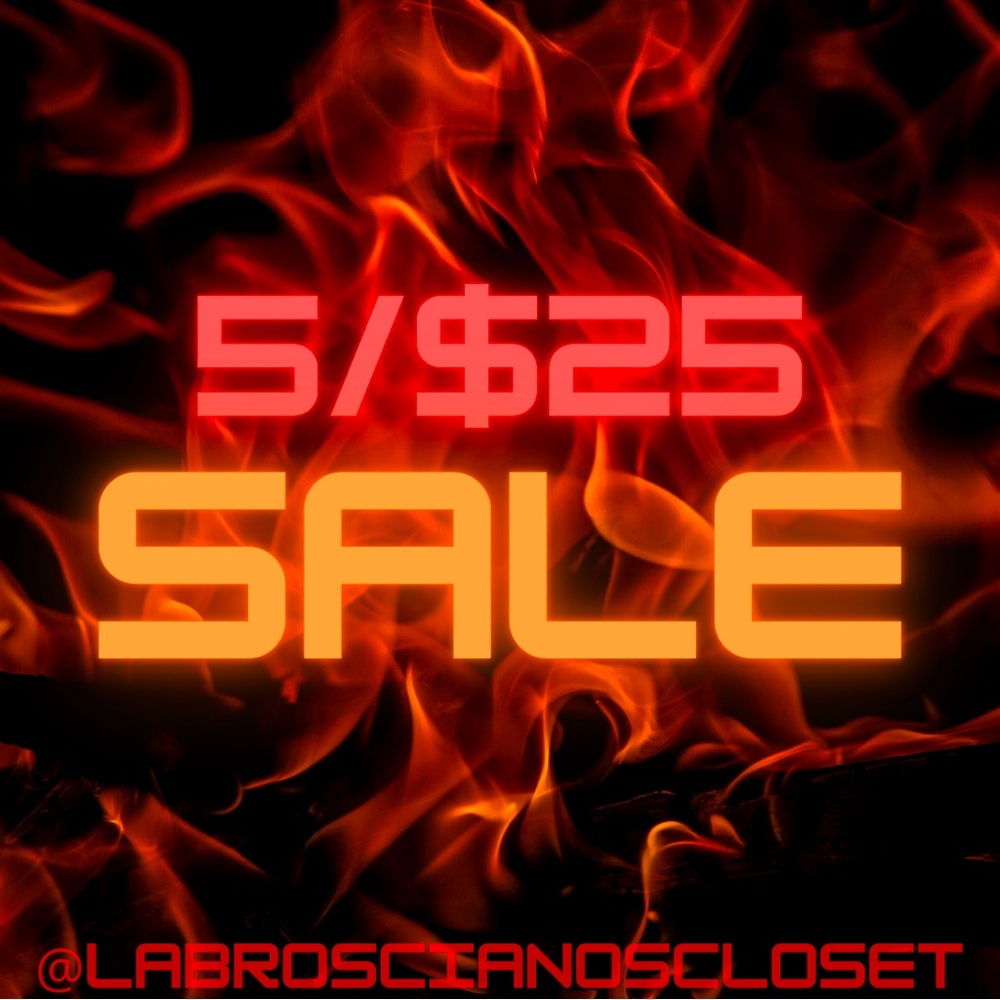🔥5/$25 Bundle Deals🔥